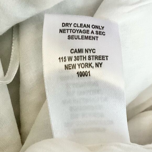 CAMI NYC Lenore Cotton Silk One Shoulder Floral Stripe Bodysuit S - Picture 9 of 10